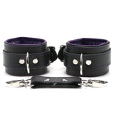 Madison Lockable Lambskin Leather Wrist & Ankle BDSM Cuffs - Ultra Soft Bondage Restraints | Madison Collection