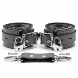 BDSM Wrist and Ankle Cuffs - Handmade Full Grain Lambskin Leather Restraints | Bonn Collection