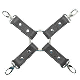 Lockable Wrist and Ankle Cuffs 4-Way Hogtie Restraints for BDSM Play | Bonn Collection