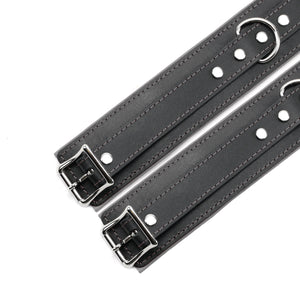 Lambskin Leather Wrist and Ankle Cuffs Set – Soft BDSM Bondage Gear | Madison Collection