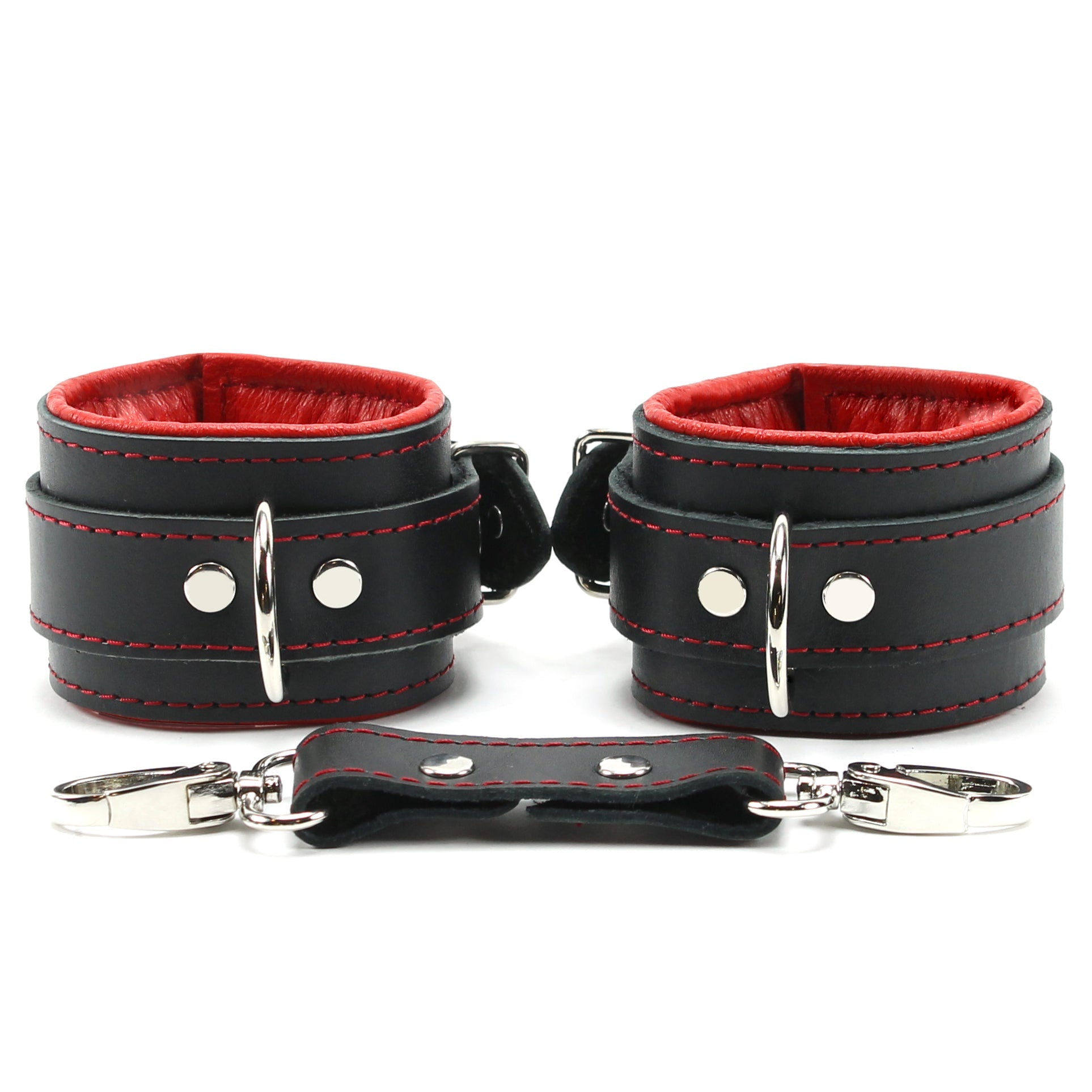 Ultra Soft Lambskin Leather Wrist & Ankle Cuffs for BDSM Play | Madison Collection