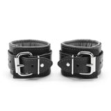 Madison Lockable Lambskin Leather Wrist & Ankle BDSM Cuffs - Ultra Soft Bondage Restraints | Madison Collection