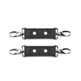 Leather BDSM Two Connectors - Durable Bondage Gear Accessories | Bonn Collection