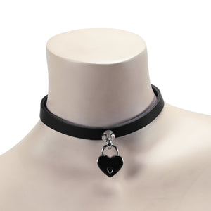 Leather BDSM Day Collar – Submissive Neckwear for Discreet Wear | Mila Collection