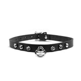 Premium Leather Day Collar - Discreet BDSM Choker for Submissive Play | London Collection