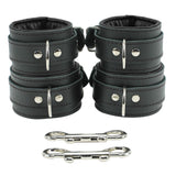 Lambskin Leather Wrist and Ankle Cuffs Set – Soft BDSM Bondage Gear | Madison Collection