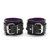 Madison Lockable Lambskin Leather Wrist & Ankle BDSM Cuffs - Ultra Soft Bondage Restraints | Madison Collection