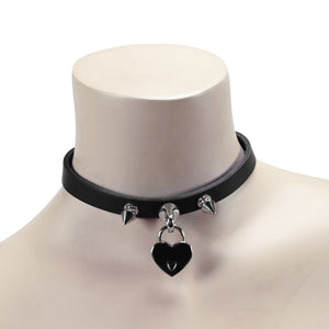 Premium Leather Day Collar - Submissive BDSM Neckwear | Vicki Collection