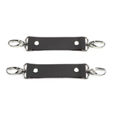 Premium Leather BDSM Connectors - Two Restraint Clips | Atlanta Collection