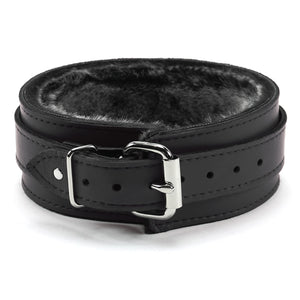 BDSM Leather Ankle & Wrist Cuffs with Collar, Chain, & Leash Set