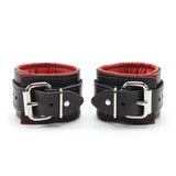 Madison Lockable Lambskin Leather Wrist & Ankle BDSM Cuffs - Ultra Soft Bondage Restraints | Madison Collection