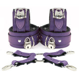 Lockable Wrist and Ankle Cuffs 4-Way Hogtie Restraints for BDSM Play | Bonn Collection