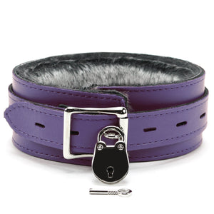 BDSM Genuine Chinchilla Fur Collar and Leash Set for Roleplay | Bonn Collection