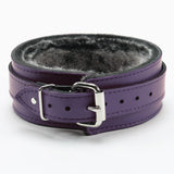 BDSM Faux Fur Locking Chinchilla Collar | Bonn Collection