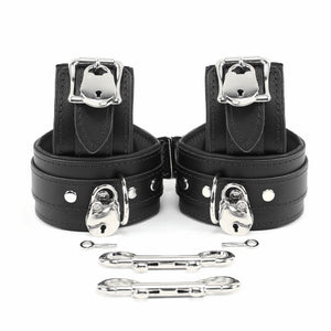 Lambskin Leather Wrist and Ankle Cuffs Set – Soft BDSM Bondage Gear | Madison Collection