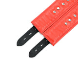 Madison Lockable Lambskin Leather Wrist & Ankle BDSM Cuffs - Ultra Soft Bondage Restraints | Madison Collection