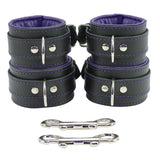 Lambskin Leather Wrist and Ankle Cuffs Set – Soft BDSM Bondage Gear | Madison Collection