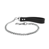 BDSM Restraint Set - Ankle & Wrist Cuffs, Collar with Chain Leash, Faux Fur & Lambskin Leather | Atlas Collection