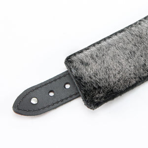 Luxury Faux Fur BDSM Collar - Handmade Leather Bondage Gear | Bonn Collection