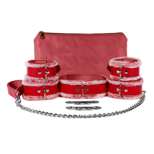 Ultra Soft Lambskin Leather Wrist and Ankle Bondage Cuffs for BDSM Play | IVO Collection