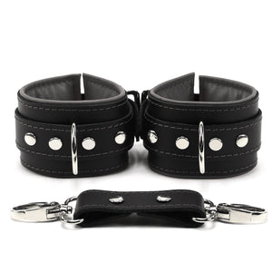 Madison Lockable Lambskin Leather Wrist & Ankle BDSM Cuffs - Ultra Soft Bondage Restraints | Madison Collection