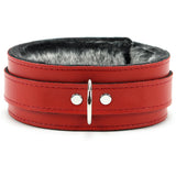 BDSM Faux Fur Locking Chinchilla Collar | Bonn Collection