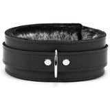 BDSM Faux Fur Locking Chinchilla Collar | Bonn Collection