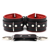 Madison Lockable Lambskin Leather Wrist & Ankle BDSM Cuffs - Ultra Soft Bondage Restraints | Madison Collection