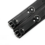 Madison Lockable Lambskin Leather Wrist & Ankle BDSM Cuffs - Ultra Soft Bondage Restraints | Madison Collection