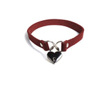 Maria Leather BDSM Day Collar – Discreet Submissive Choker with D-Ring | Maria Collection