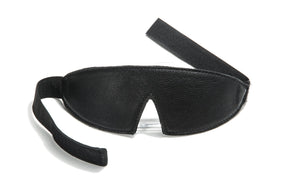 BDSM Leather Pointed Blindfold for Sensory Deprivation | Bonn Collection