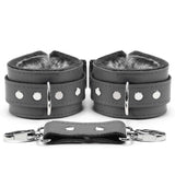 BDSM Wrist and Ankle Cuffs - Handmade Full Grain Lambskin Leather Restraints | Bonn Collection