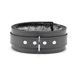 BDSM Faux Fur Locking Chinchilla Collar | Bonn Collection