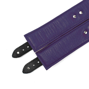 Madison Lockable Lambskin Leather Wrist & Ankle BDSM Cuffs - Ultra Soft Bondage Restraints | Madison Collection