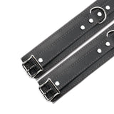 Madison Lockable Lambskin Leather Wrist & Ankle BDSM Cuffs - Ultra Soft Bondage Restraints | Madison Collection