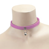 Deluxe Leather BDSM Choker Collar for Roleplay & Fetish Wear | Bella