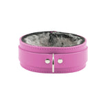 Luxury Leather Collar with Fur Lining | Atlas Collection