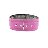 Luxury Leather Collar with Fur Lining | Atlas Collection