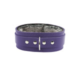 Luxury Leather Collar with Fur Lining | Atlas Collection