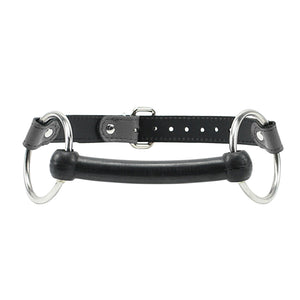 Bonn Mouth Bit Gag Premium Lambskin Leather Strap Tor Grade Resin