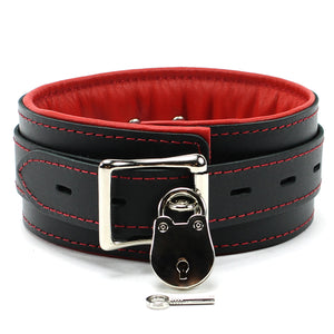 Madison Lockable Collar Premium Genuine Leather