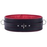 BDSM Leather Bondage Waist Belt - Premium Restraint Gear | Madison Collection