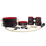 Madison BDSM Leather Lamb Padded Starter Kit