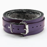 Bonn Lockable Chinchilla Faux Fur Handmade Collar