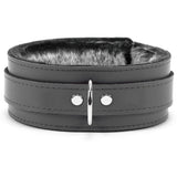 Bonn Lockable Chinchilla Faux Fur Handmade Collar