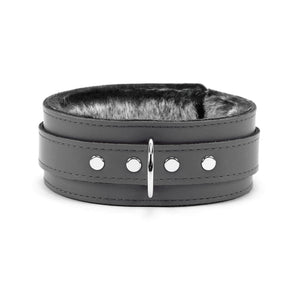 Bonn Chinchilla Fur Collar and Leash