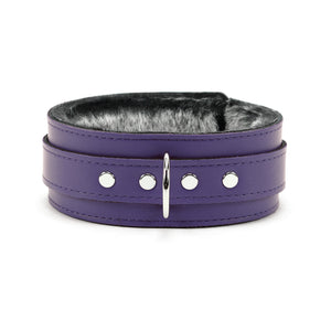 Bonn Lockable Chinchilla Faux Fur Handmade Collar