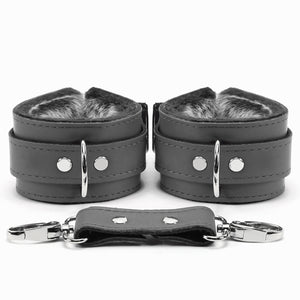 Bonn Ankle Wrist Cuffs Collar Chain Leash Set