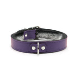 Kaytlyn Collar Handmade Leather Chinchilla Fur