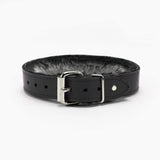 Kaytlyn Collar Handmade Leather Chinchilla Fur